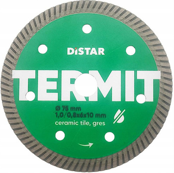 Tarcza diamentowa tnąca do ceramiki, gresu 75mm Termit DISTAR